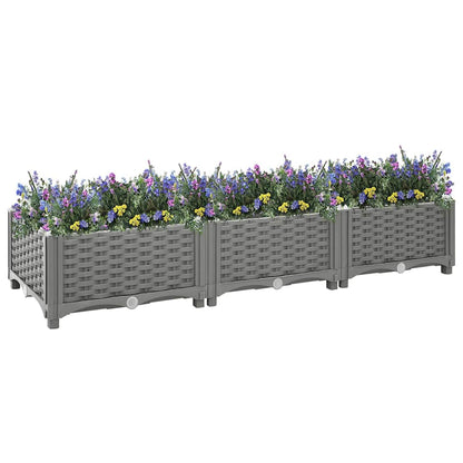 Raised Bed 120x40x23 cm Polypropylene