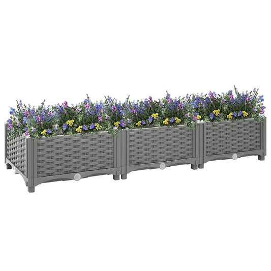 Raised Bed 120x40x23 cm Polypropylene