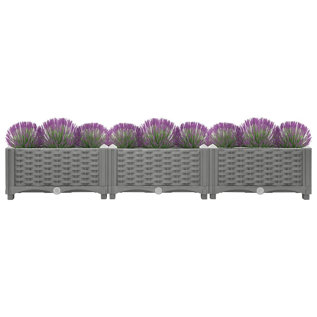 Raised Bed 120x40x23 cm Polypropylene