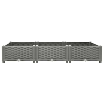 Raised Bed 120x40x23 cm Polypropylene