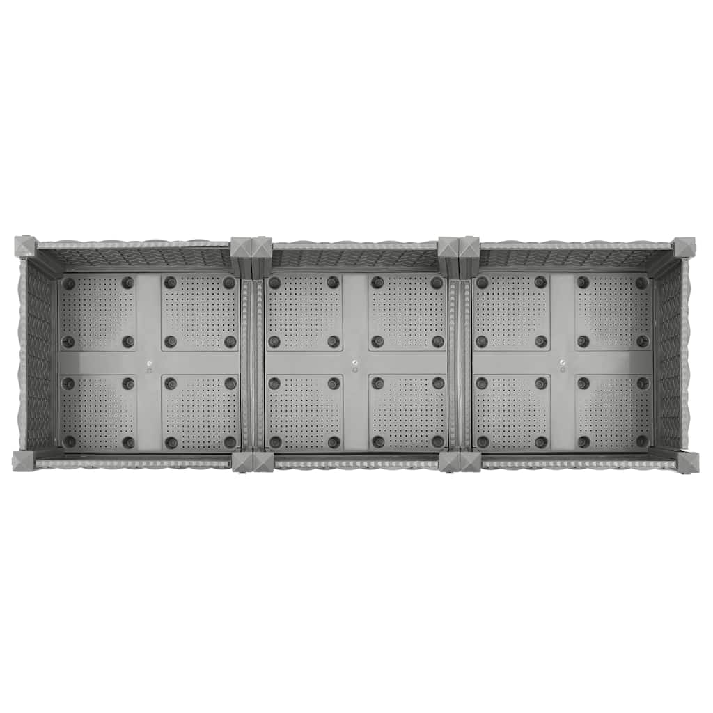 Raised Bed 120x40x23 cm Polypropylene