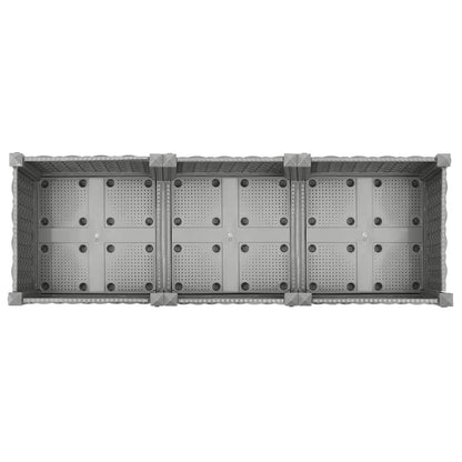 Raised Bed 120x40x23 cm Polypropylene