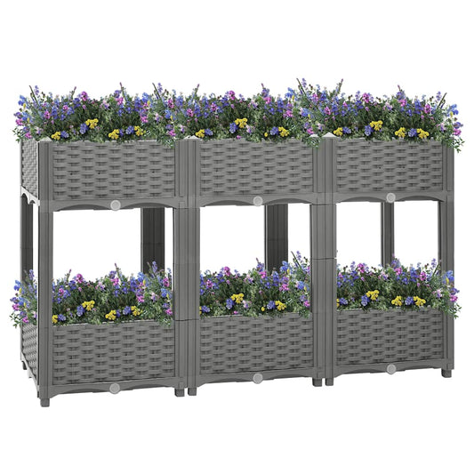 Raised Bed 120x40x71 cm Polypropylene