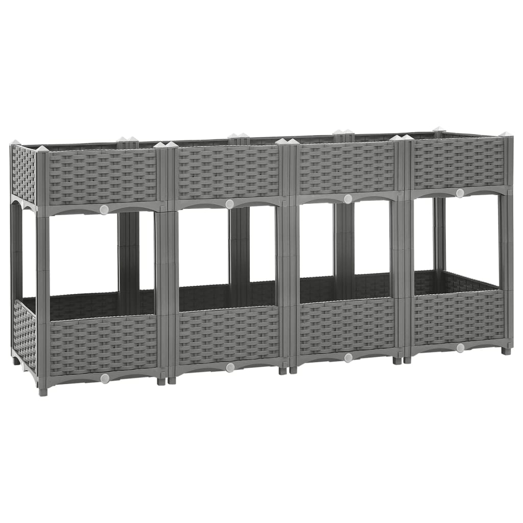 Raised Bed 160x40x71 cm Polypropylene