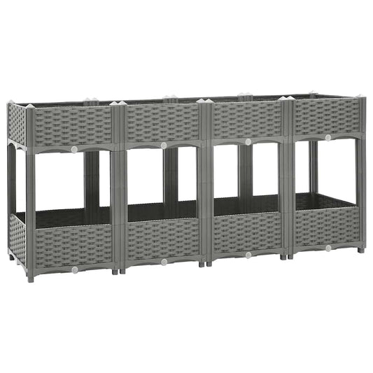 Raised Bed 160x40x71 cm Polypropylene
