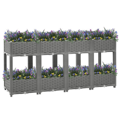 Raised Bed 160x40x71 cm Polypropylene
