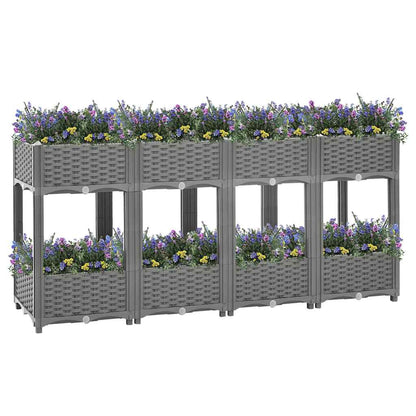 Raised Bed 160x40x71 cm Polypropylene