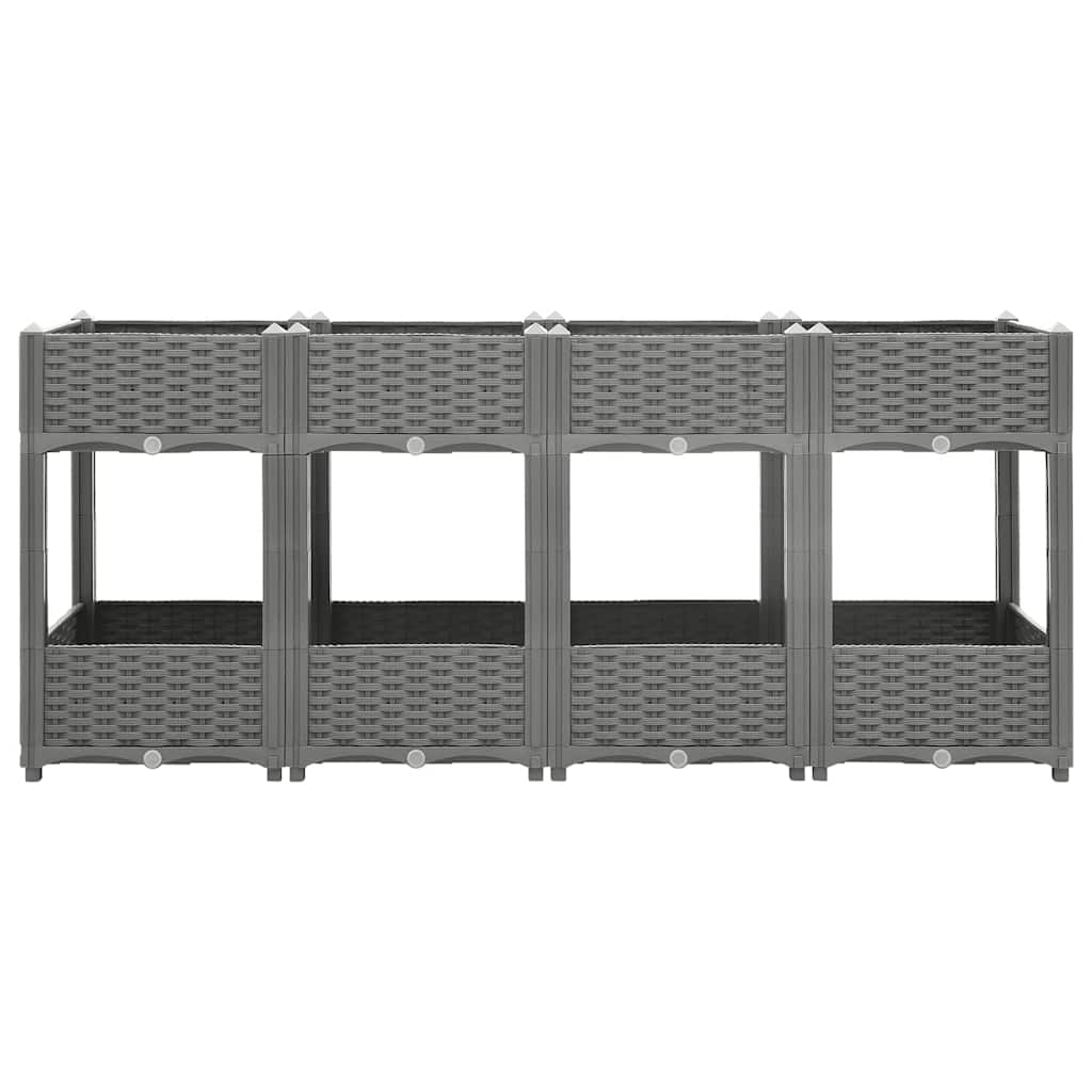 Raised Bed 160x40x71 cm Polypropylene
