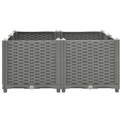 Raised Bed 80x80x38 cm Polypropylene
