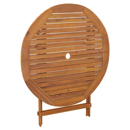 Garden Table | Natural Wood | Solid Acacia wood | Medium | Foldable