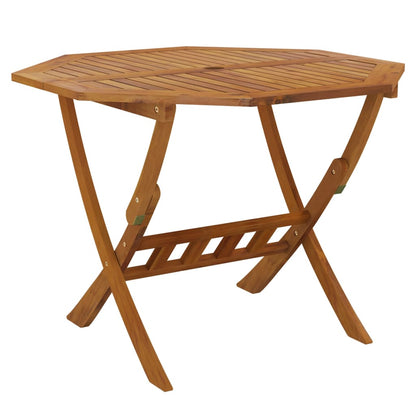 Folding Garden Table 90x75 cm Solid Wood Acacia