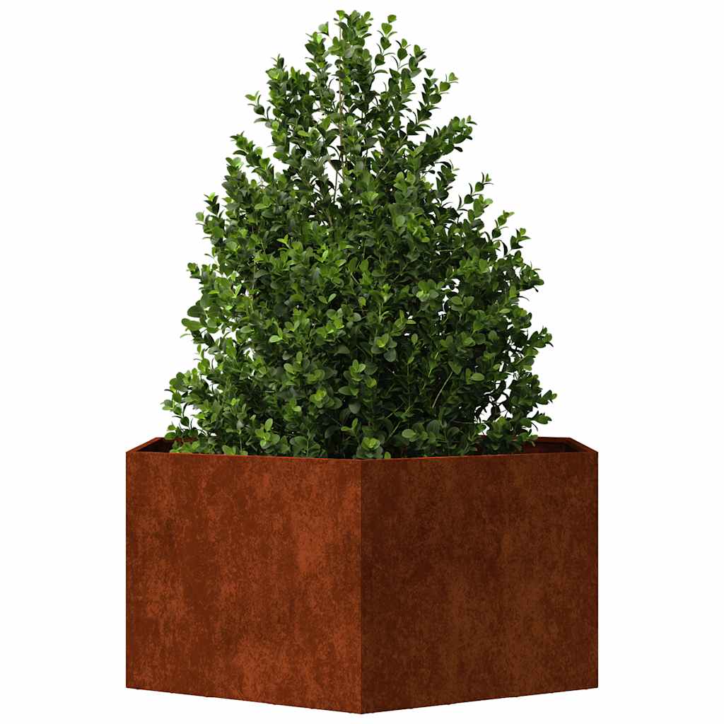 Planter Rusty 90x90x45 cm Corten Steel