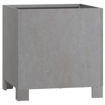 Planter with Legs Rusty 30x30x30 cm Corten Steel