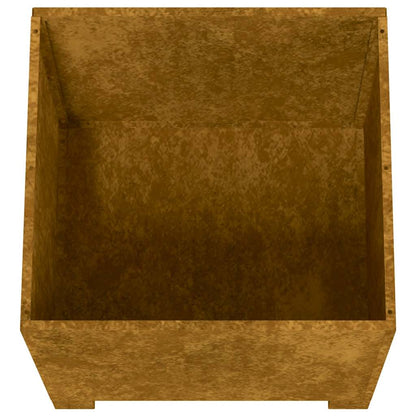 Planter with Legs Rusty 30x30x30 cm Corten Steel