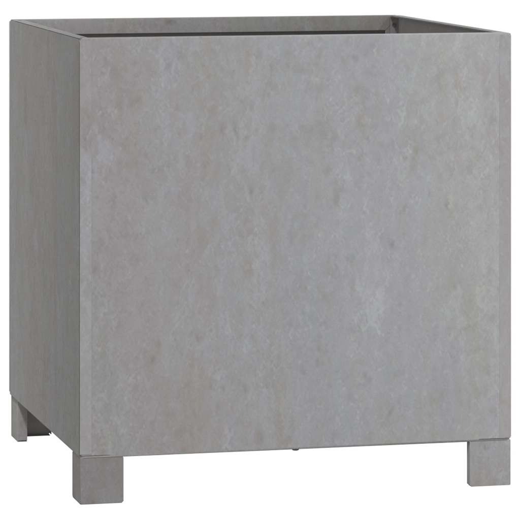 Planters with Legs 2 pcs Rusty 40x40x40 cm Corten Steel