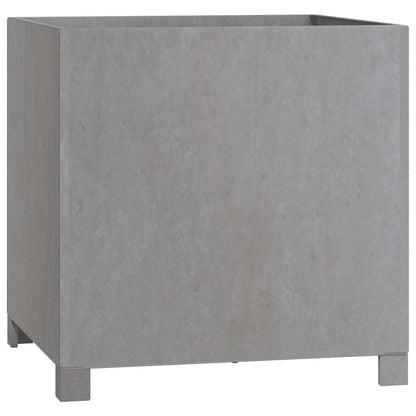 Planter with Legs Rusty 50x50x50 cm Corten Steel