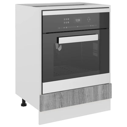 Oven Cabinet Lyon Grey Sonoma 60x46x81.5 cm Engineered Wood