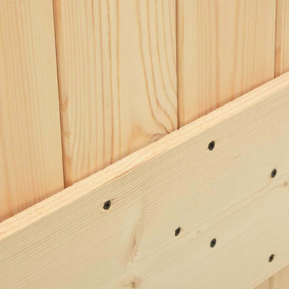 Door NARVIK Natural 90 x 210 cm Solid Pine Wood