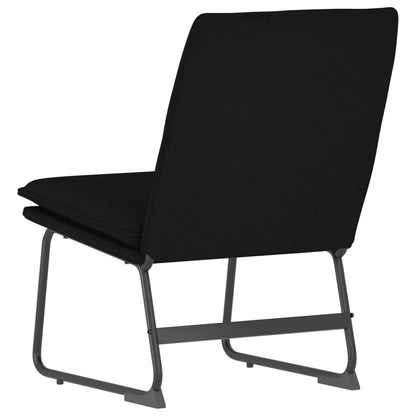Lounge Chair Black 52x75x76 cm Fabric