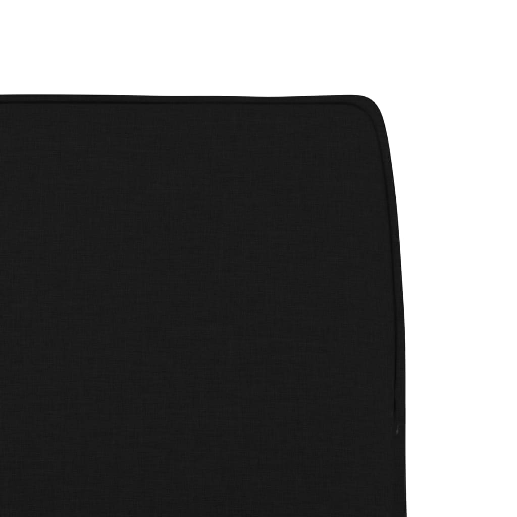 Lounge Chair Black 52x75x76 cm Fabric