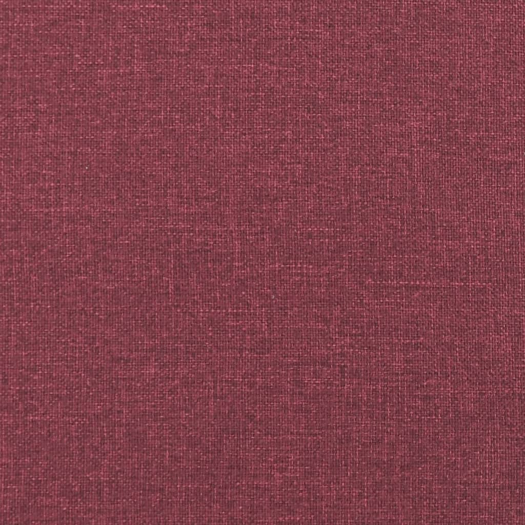 Lounge Chair Wine Red 52x75x76 cm Fabric