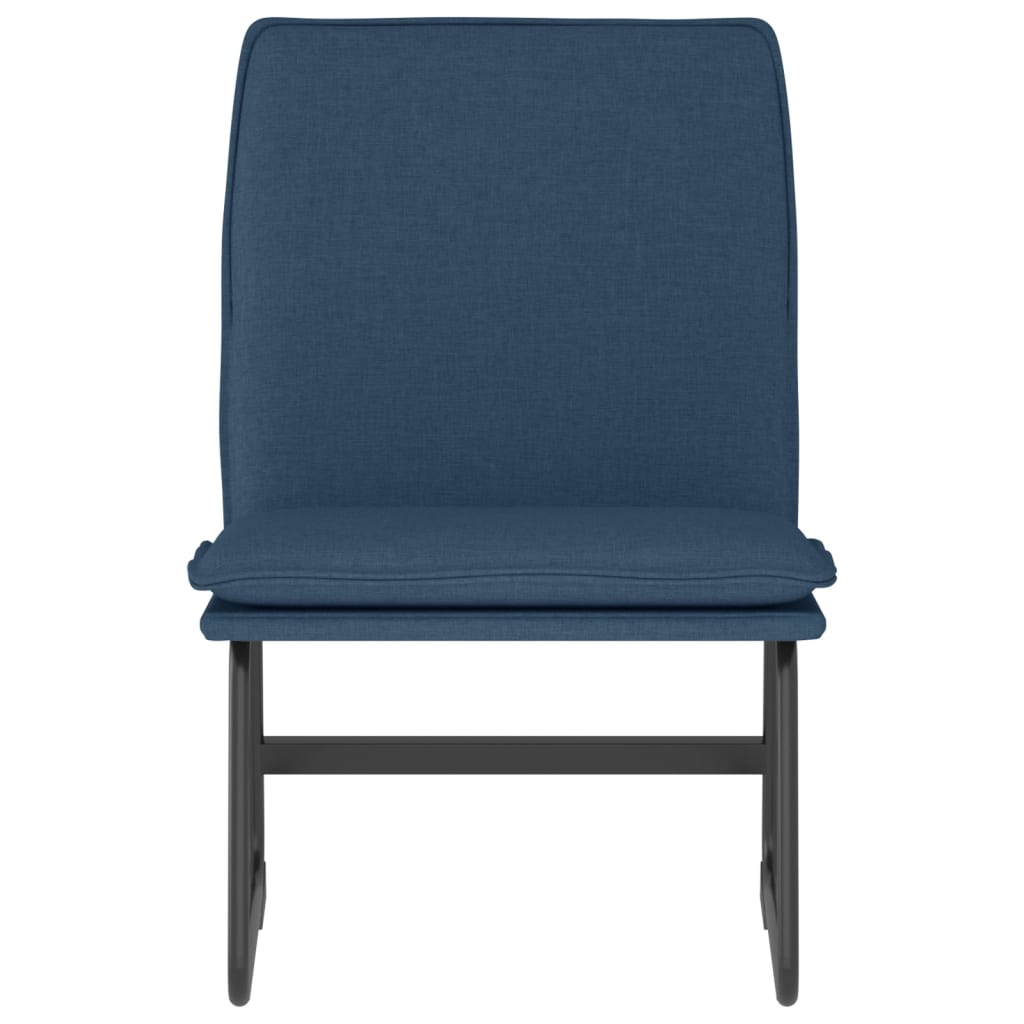 Lounge Chair Blue 52x75x76 cm Fabric