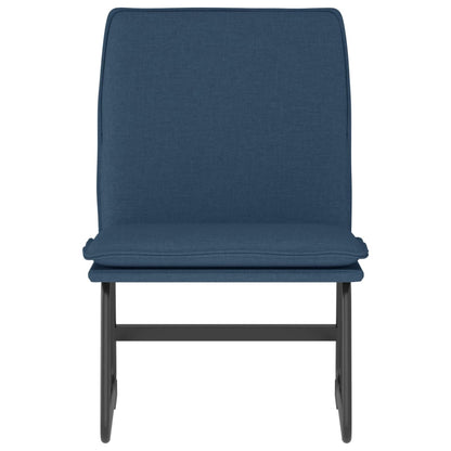 Lounge Chair Blue 52x75x76 cm Fabric