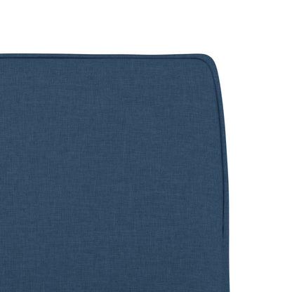 Lounge Chair Blue 52x75x76 cm Fabric