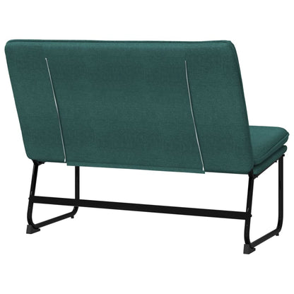 Bench Dark Green 100x75x76 cm Fabric