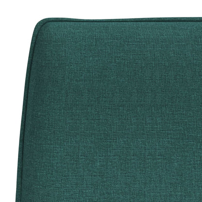 Bench Dark Green 100x75x76 cm Fabric