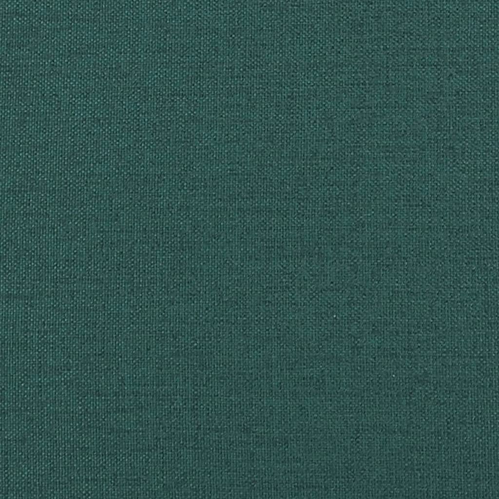 Bench Dark Green 100x75x76 cm Fabric