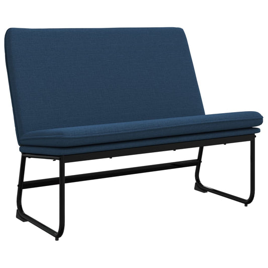 Bench Blue 100x75x76 cm Fabric