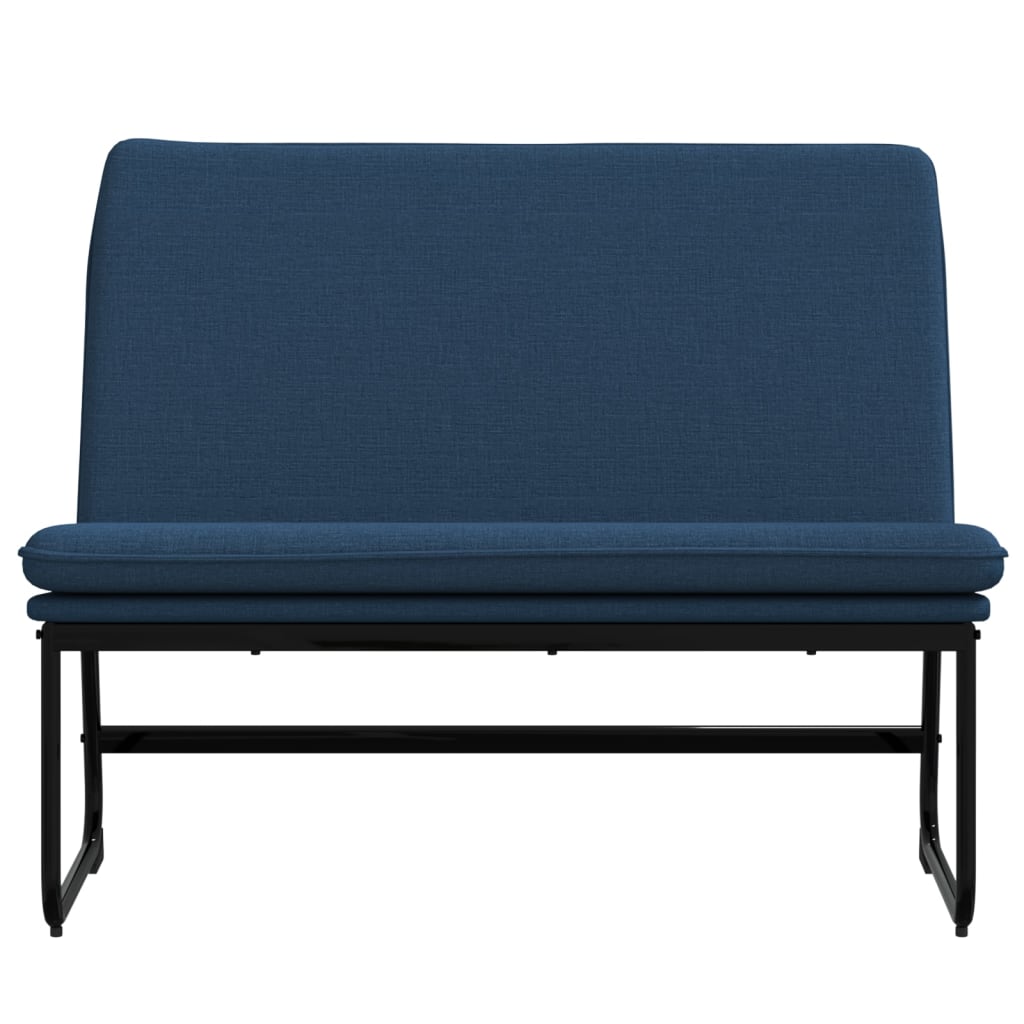 Bench Blue 100x75x76 cm Fabric