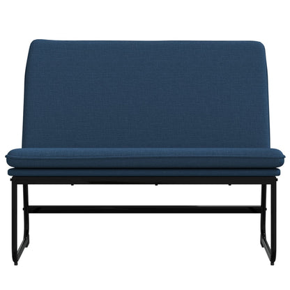 Bench Blue 100x75x76 cm Fabric
