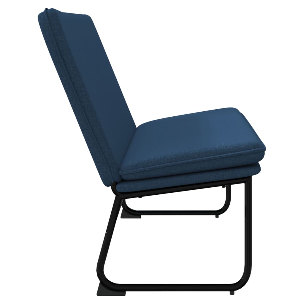 Bench Blue 100x75x76 cm Fabric