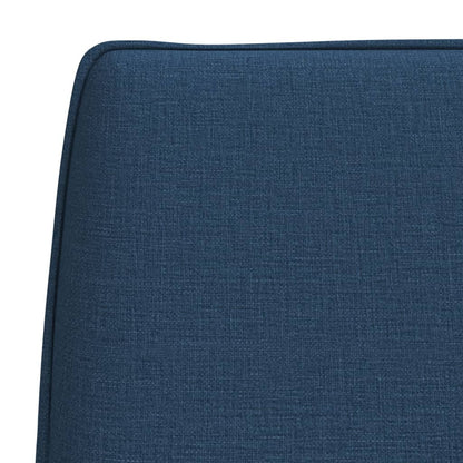 Bench Blue 100x75x76 cm Fabric