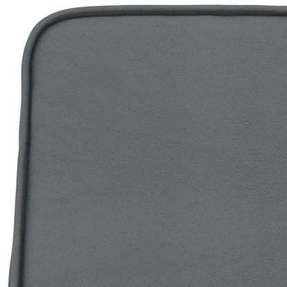 Lounge Chair Grey 54x75x76 cm Faux Leather