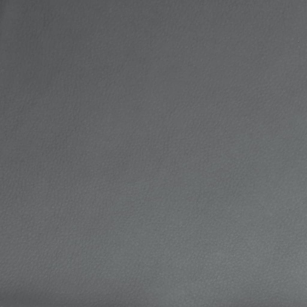 Lounge Chair Grey 54x75x76 cm Faux Leather