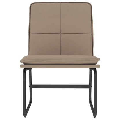 Lounge Chair Cappuccino 54x75x76 cm Faux Leather