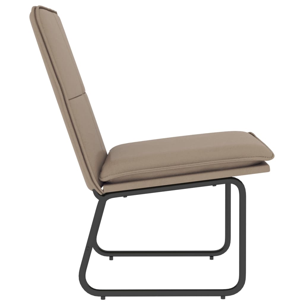 Lounge Chair Cappuccino 54x75x76 cm Faux Leather