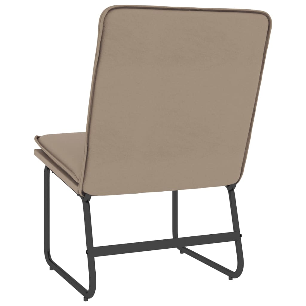 Lounge Chair Cappuccino 54x75x76 cm Faux Leather