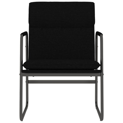Lounge Chair Black 55x64x80 cm Fabric