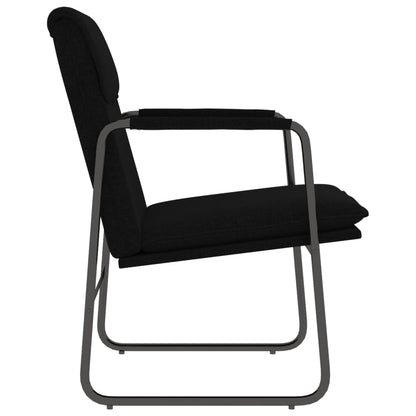 Lounge Chair Black 55x64x80 cm Fabric