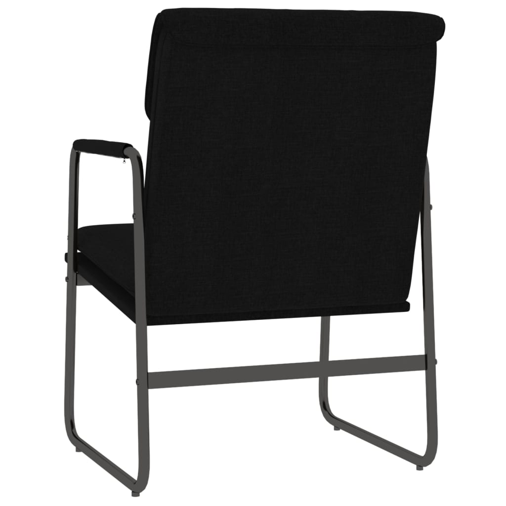 Lounge Chair Black 55x64x80 cm Fabric