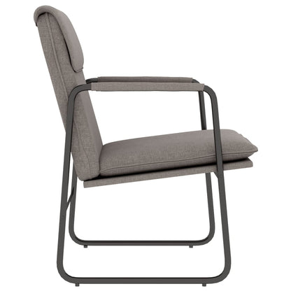 Lounge Chair Taupe 55x64x80 cm Fabric