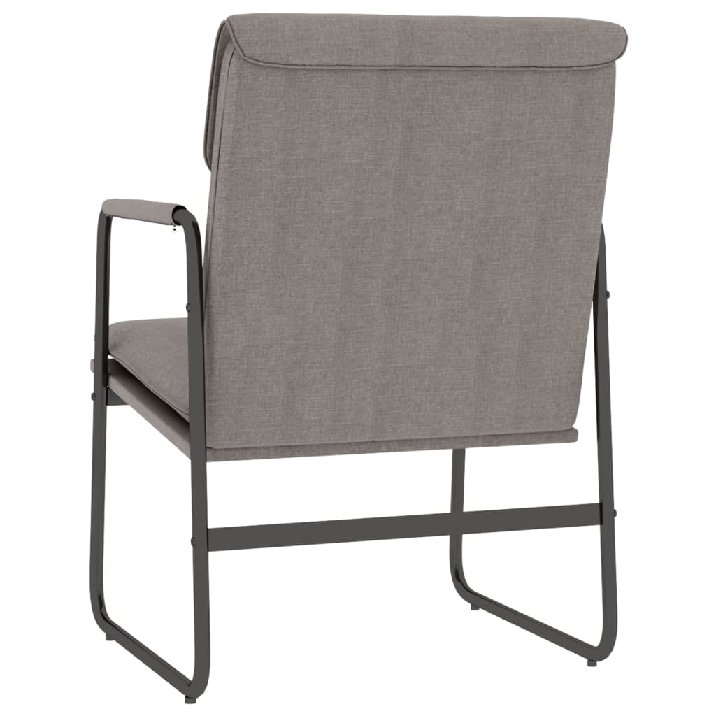 Lounge Chair Taupe 55x64x80 cm Fabric