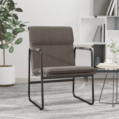 Lounge Chair Taupe 55x64x80 cm Fabric