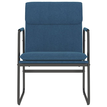 Lounge Chair Blue 55x64x80 cm Fabric