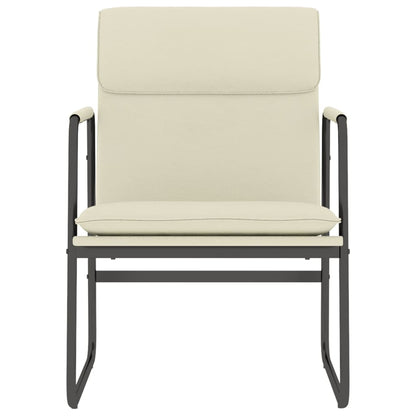 Lounge Chair Cream 55x64x80 cm Faux Leather