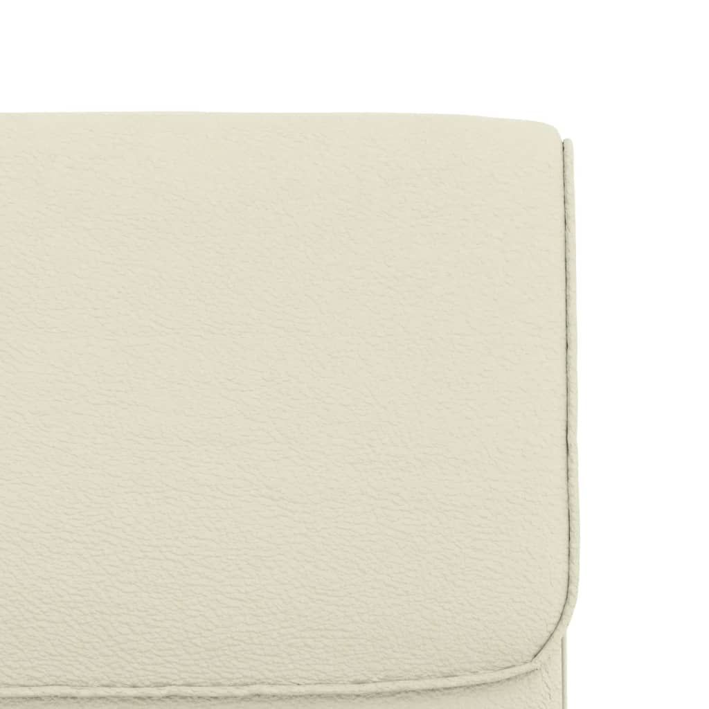 Lounge Chair Cream 55x64x80 cm Faux Leather